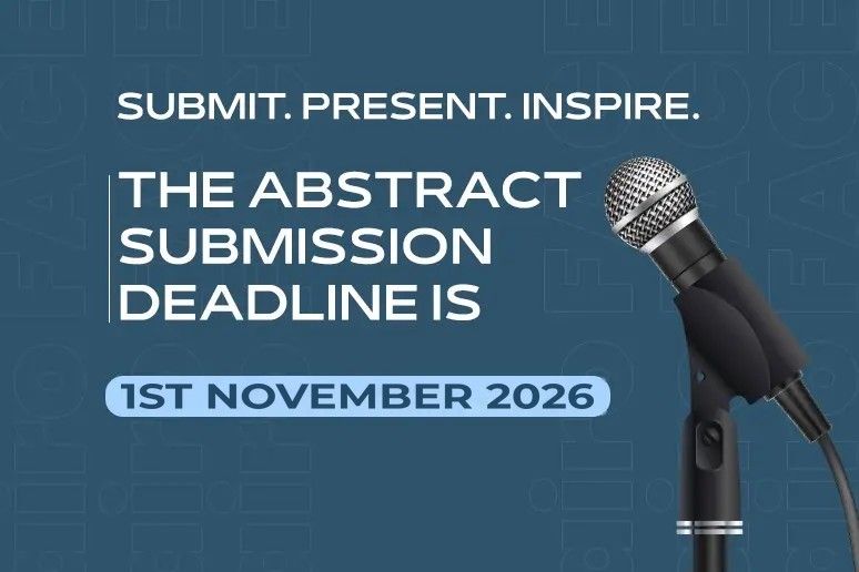 Submit. Present. Inspire. — the abstract submission deadline is 1st November 2026